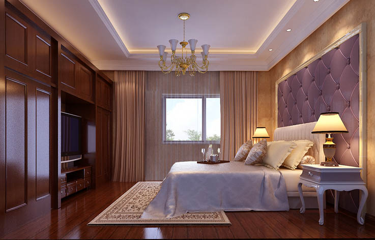 欧式 卧室图片来自高度国际在5.3万打造M5郎峰欧式范的分享