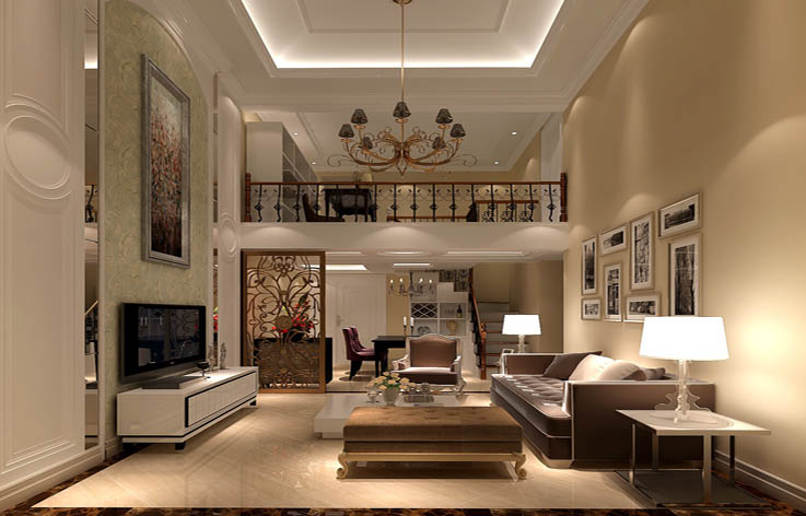 简约 三居 小资 客厅图片来自高度国际装饰华华在未来明珠家园的分享