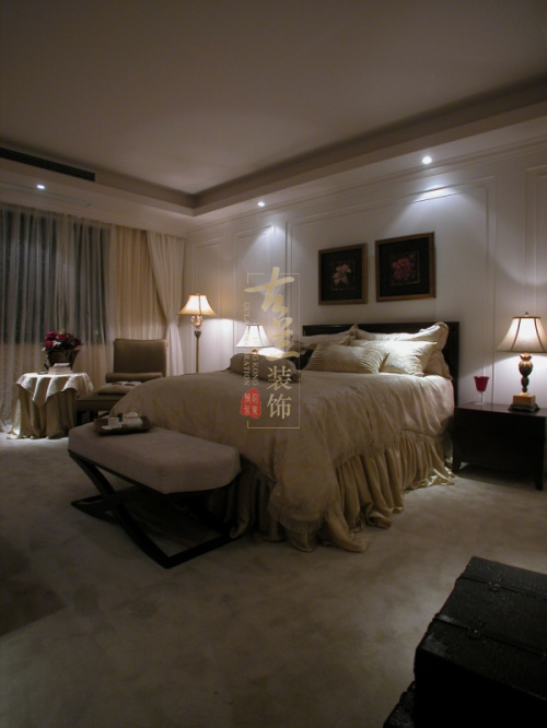 古典 跃层 装修设计 图片 温馨 卧室图片来自香港古兰装饰-成都在古典跃居设计温馨的家的分享