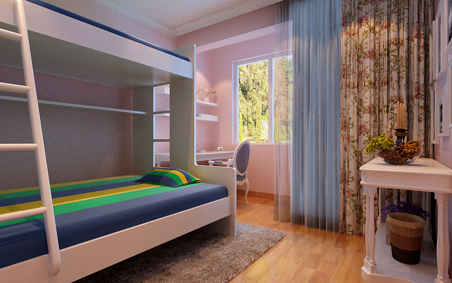 简约 欧式 二居 白领 儿童房图片来自实创装饰上海公司在完美舒适的简欧婚用空间的分享