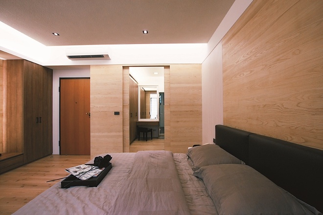 卧室图片来自家装大管家在180平混搭风复式环保家居生活的分享