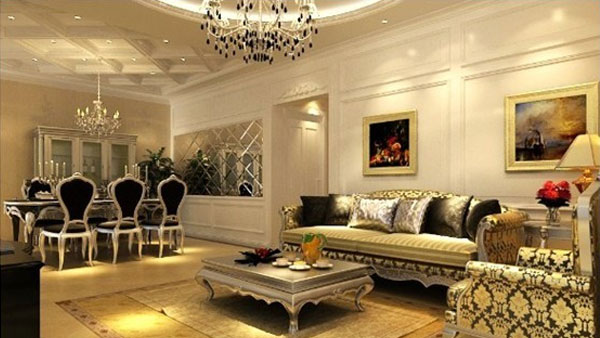 东湖湾 loft 美式风格 高度国际 装饰设计 客厅图片来自高度国际装饰宋增会在彰显奢华，温馨舒适，贴近自然的分享