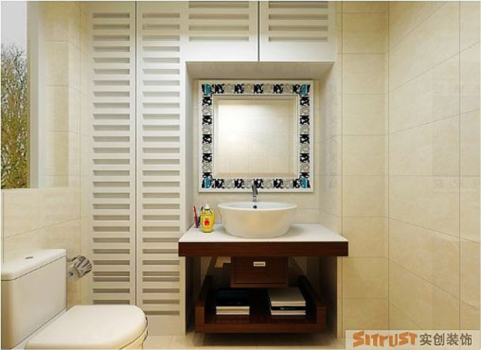 卫生间图片来自多芬宝贝在琥珀名城-88平欧式格调-两居室的分享