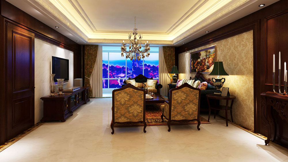 美式 客厅图片来自用户524527896在棕榈泉的分享