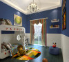 儿卧室是让人心旷神怡的蓝色系！