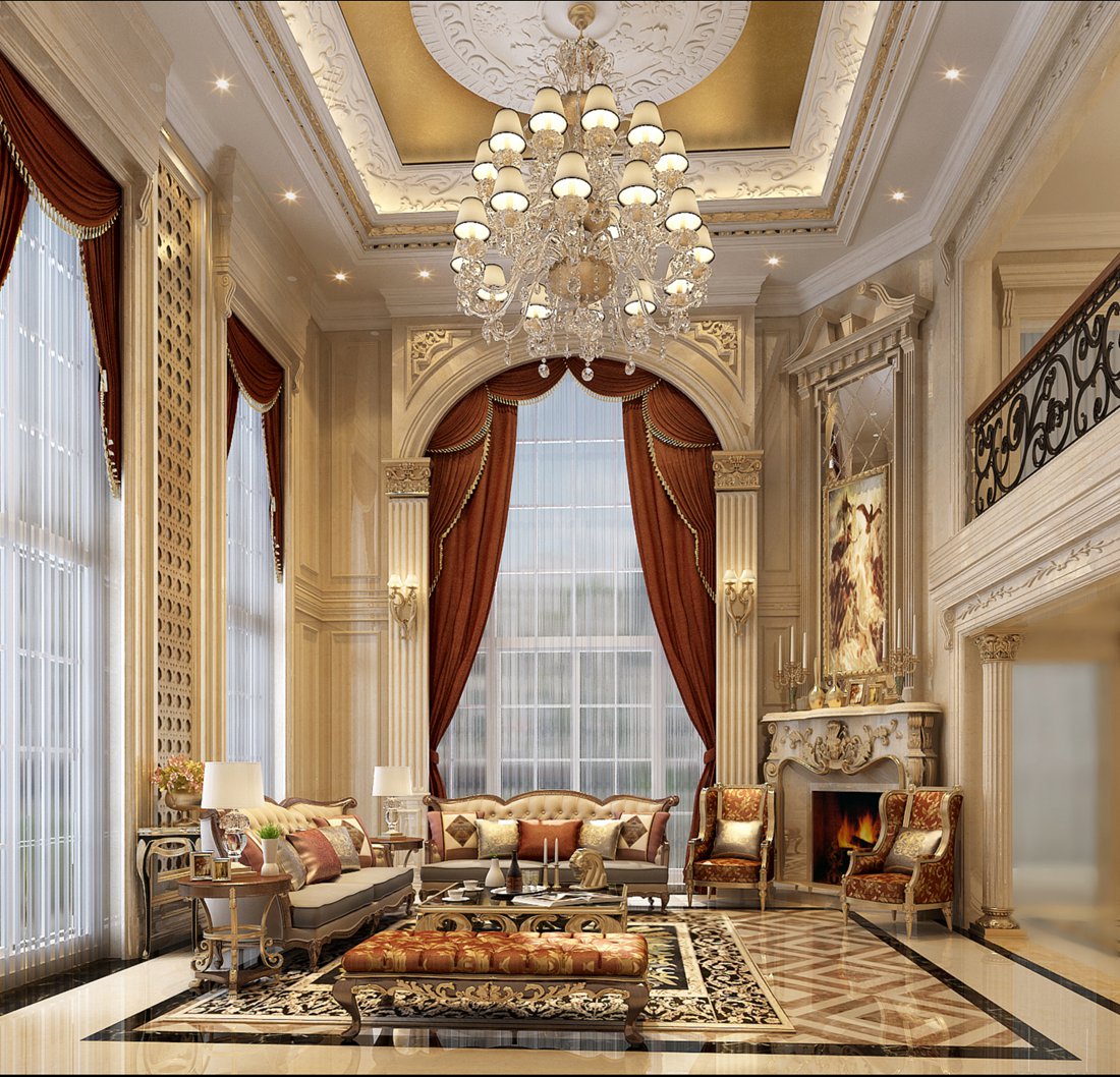 美式 别墅 白领 尚层装饰 客厅 客厅图片来自北京别墅装修案例在尊贵与温馨融入生活中的分享
