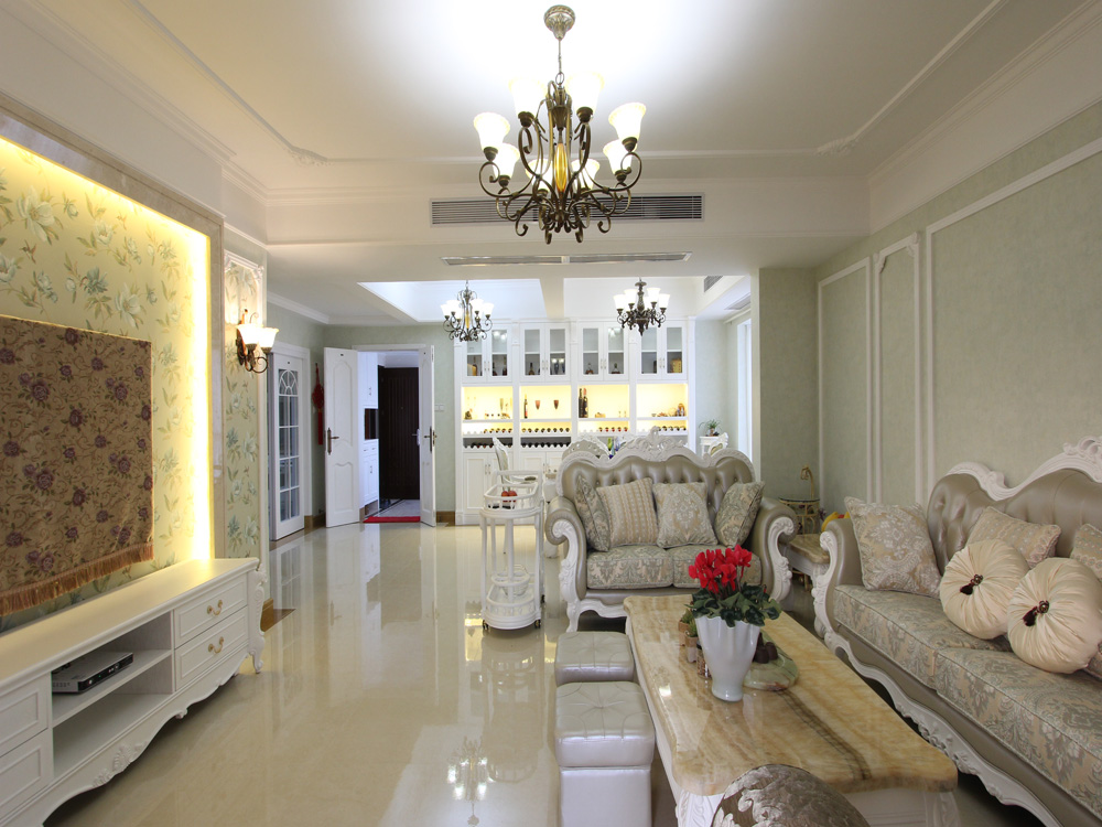 客厅图片来自深圳市浩天装饰在碧华庭居的分享