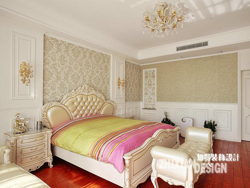 卧室图片来自上海知贤设计小徐在铸就白金汉宫般的优雅与奢华的分享