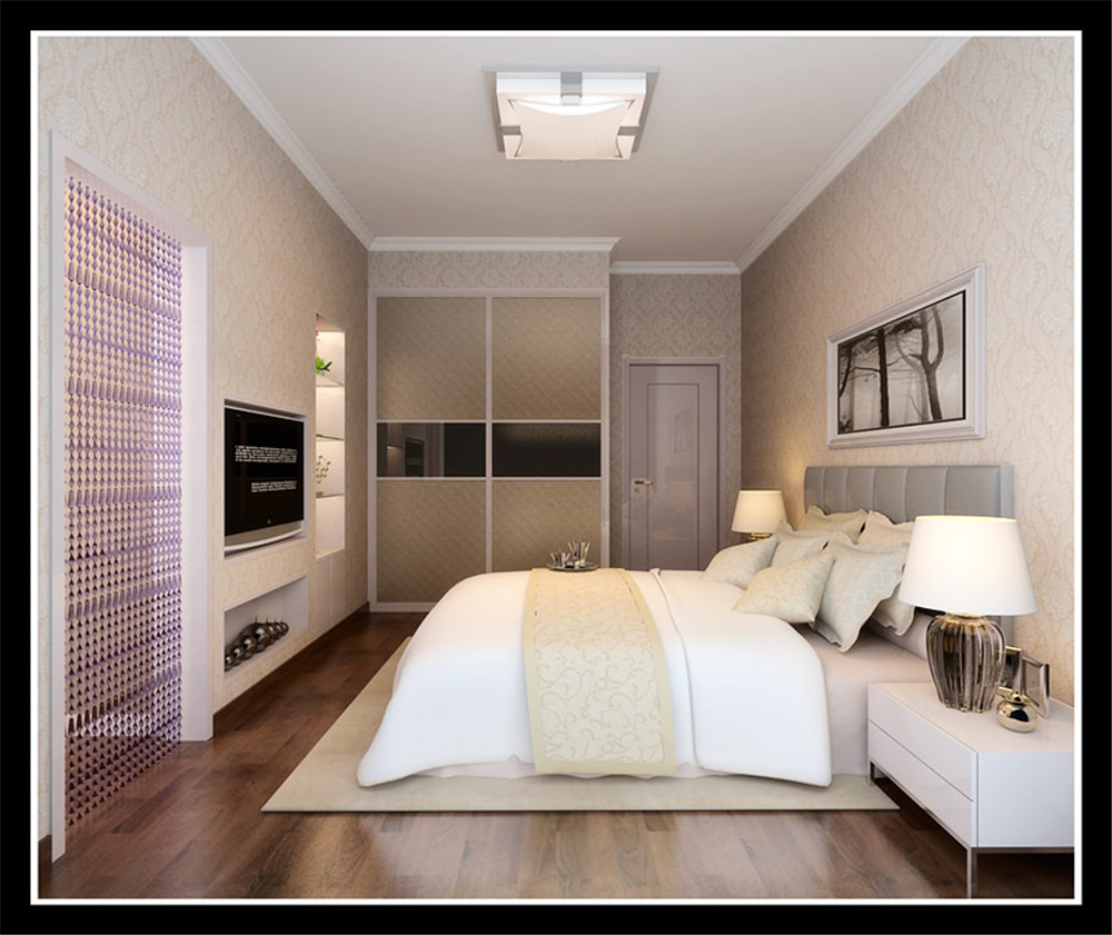 现代简约 深浅搭配 质感 实用性 功能性 卧室图片来自湖南名匠装饰在品味生活的分享