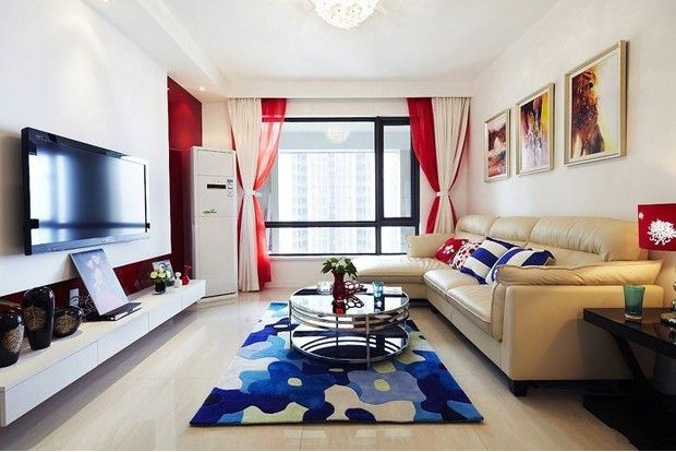 现代简约 客厅图片来自亚光亚装饰小李在珠江四季悦城-三居室的分享