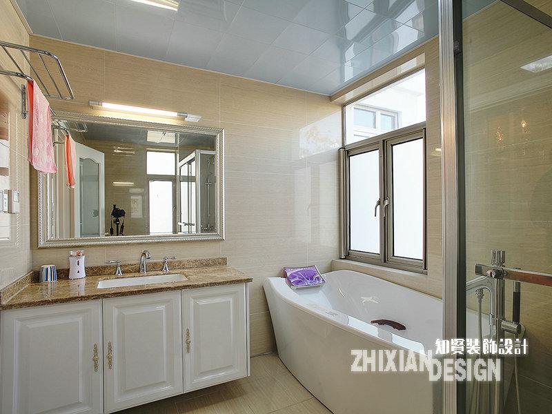 卫生间图片来自上海知贤设计小徐在铸就白金汉宫般的优雅与奢华的分享