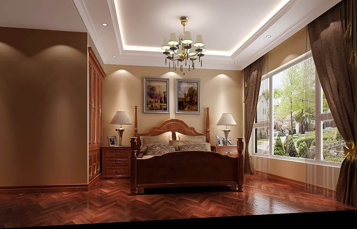 欧式 卧室图片来自高度国际在12万打造御翠尚府欧式范的分享
