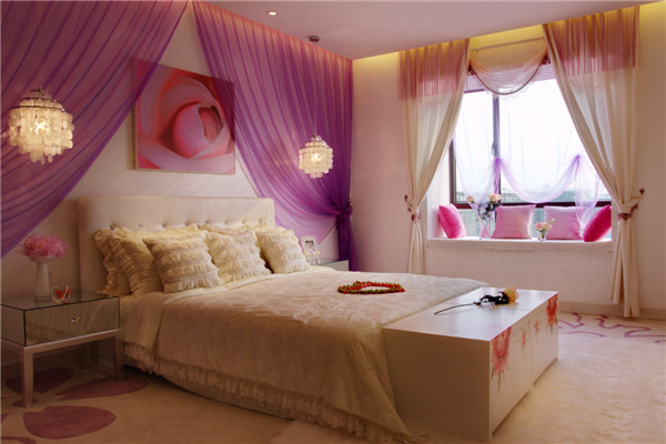现代 简约 时尚 清新 温暖 玫瑰物语 卧室图片来自湖南名匠装饰在玫瑰花语的分享