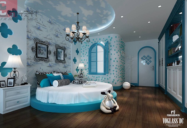 别墅 美式 地中海 别墅装修 别墅设计 卧室图片来自尚层别墅装饰在合理空间布局展示品质生活的分享