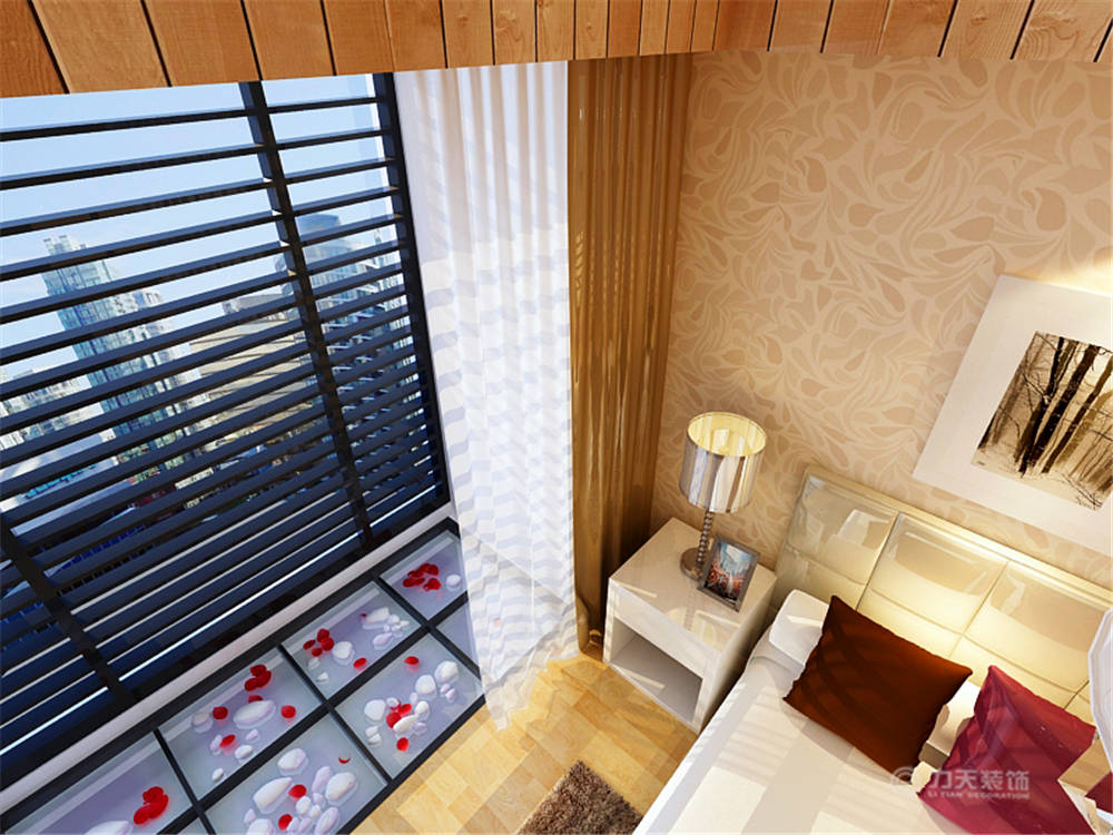 简约 二居 收纳 80后 小资 白领 卧室图片来自阳光力天装饰在华城景苑-120-㎡-现代简约的分享