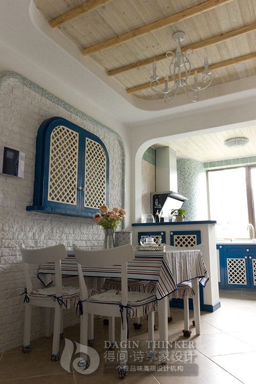 餐厅图片来自得间诗享家设计在夏之蔚蓝的分享