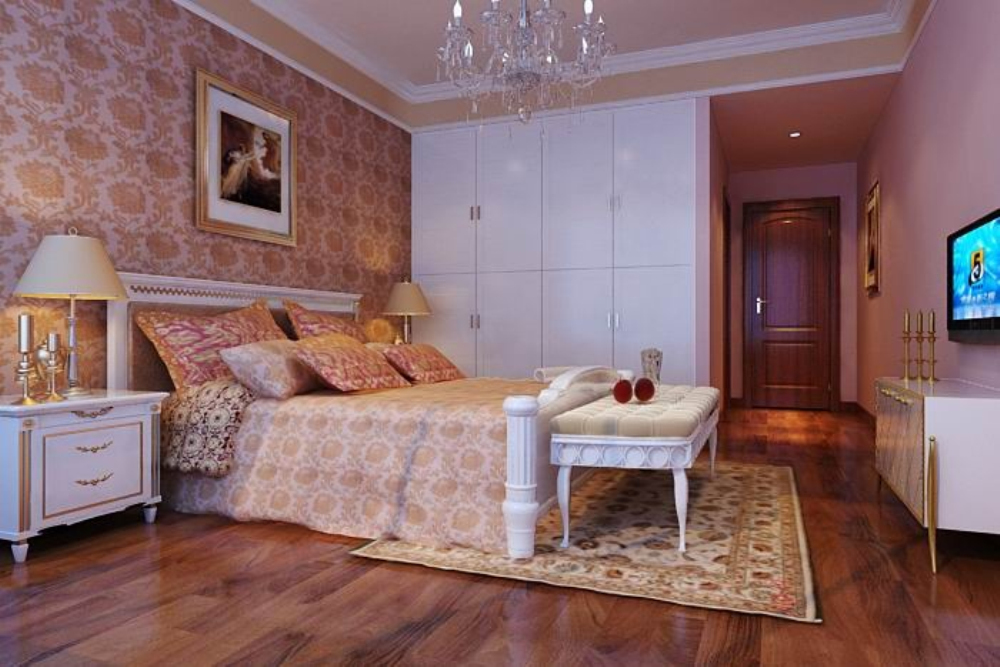 欧式 三居 白领 收纳 卧室图片来自天津宜家宜装饰在保利玫瑰湾--简欧的分享