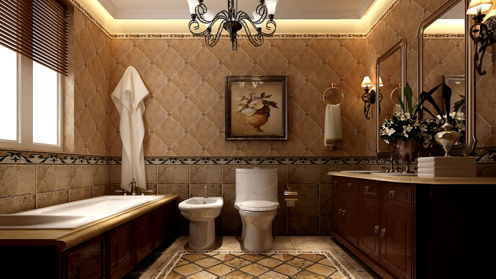 温泉小镇 别墅 欧式风格 高度国际 装饰设计 卫生间图片来自高度国际装饰宋增会在12万别墅220㎡欧式风格的分享
