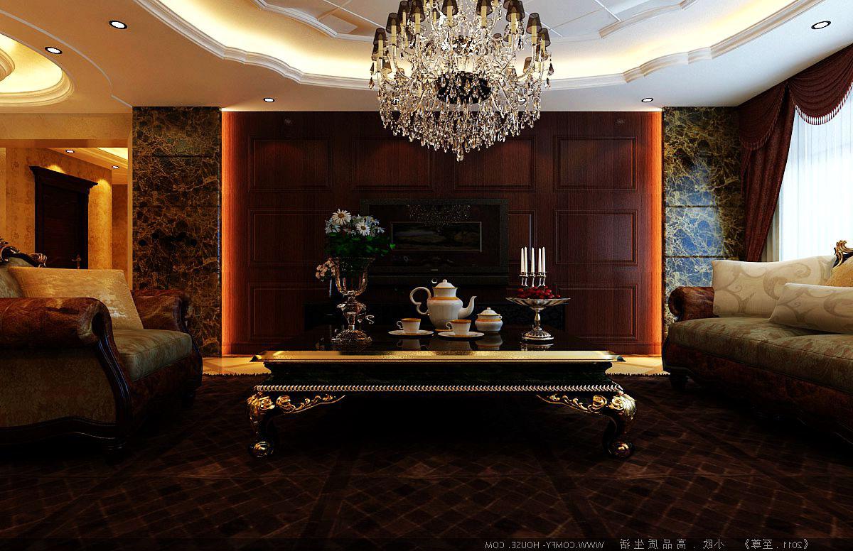 欧式 别墅 白领 客厅 卧室 孔雀城 客厅图片来自实创装饰百灵在奢华欧式四居的分享