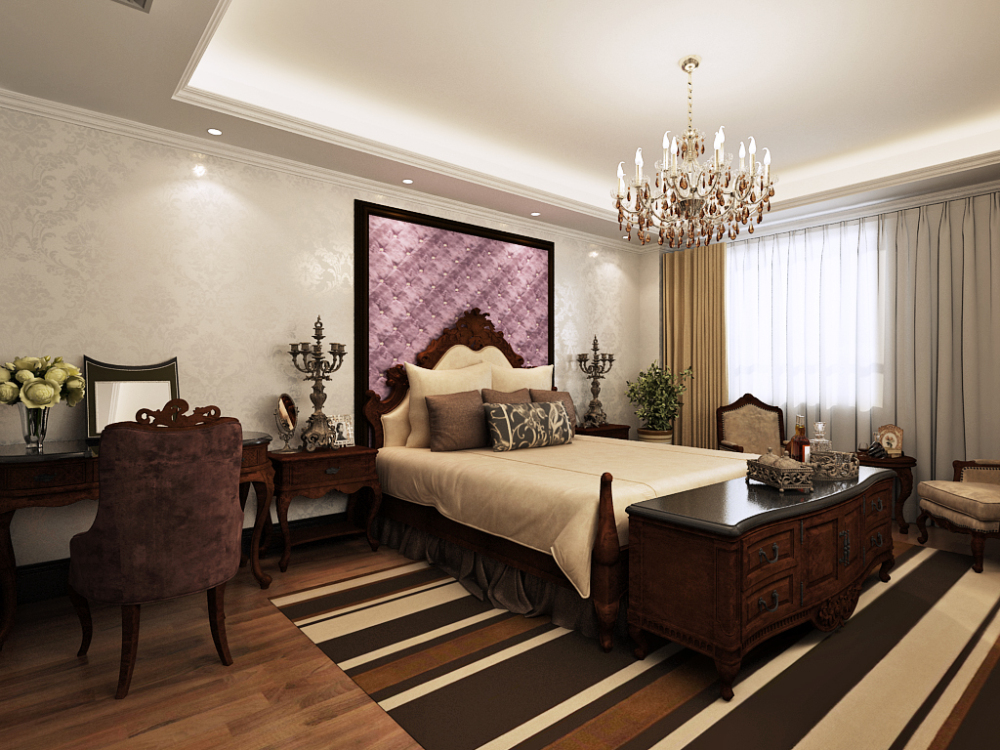 别墅 80后 白领 收纳 卧室图片来自天津宜家宜装饰在龙湾城--古典欧式的分享