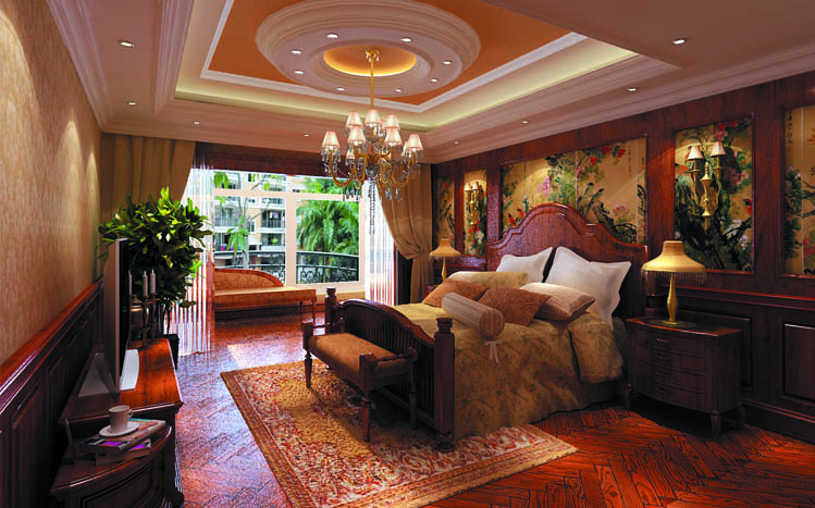 欧式 别墅 白领 80后 小资 卧室图片来自实创装饰百灵在四口之家幸福居室的分享