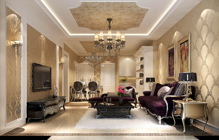 托斯卡纳 客厅图片来自高度国际装饰舒博在金色漫香苑190㎡装修设计效果的分享
