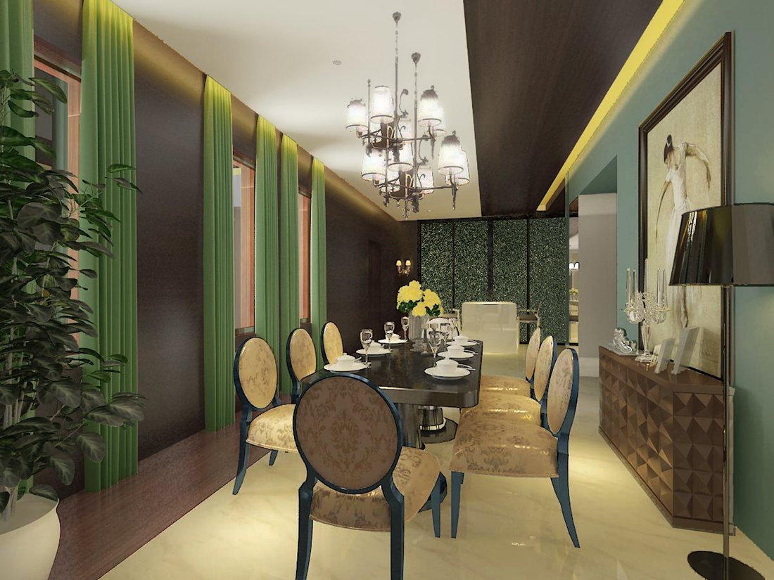 简约 别墅 白领 尚层装饰 餐厅 餐厅图片来自北京别墅装修案例在绿色的海洋温馨的家的分享