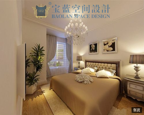 简约 三居 卧室图片来自众意装饰在万锦江城欧美风情案例的分享
