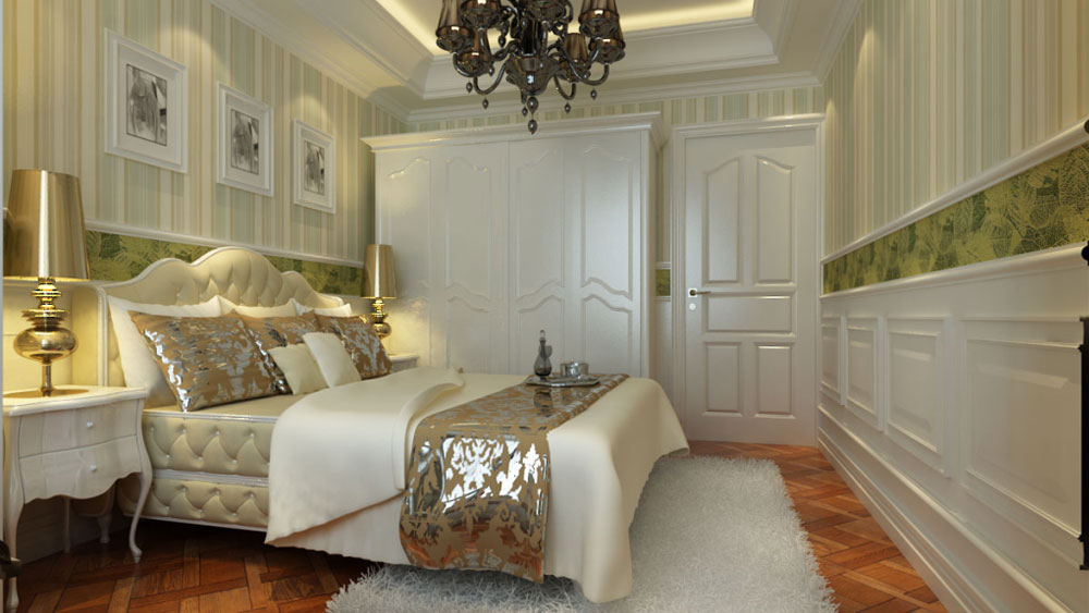 蓝爵东方 三居室 欧式风格 高度国际 装饰设计 高度希文 卧室图片来自高度国际装饰宋增会在15万三居室140㎡欧式风格的分享