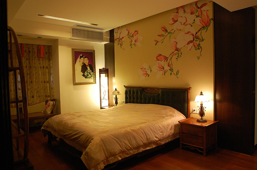 中式 旧房改造 收纳 白领 小资 卧室图片来自装饰装修-18818806853在逢源花园现代中式的分享