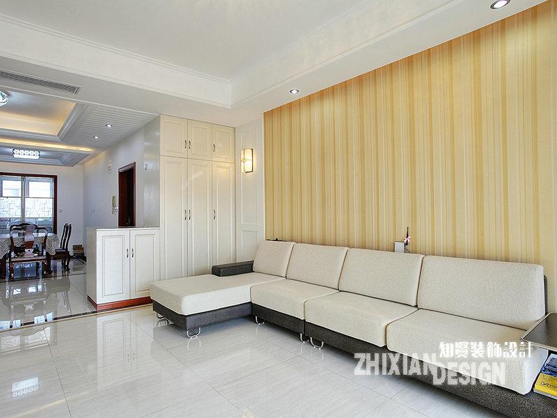客厅图片来自上海知贤设计小徐在210平复式演绎双风格混搭的情致的分享
