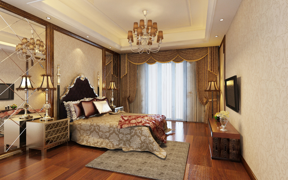 欧式 别墅 收纳 80后 卧室图片来自天津宜家宜装饰在盛世天下别墅的分享