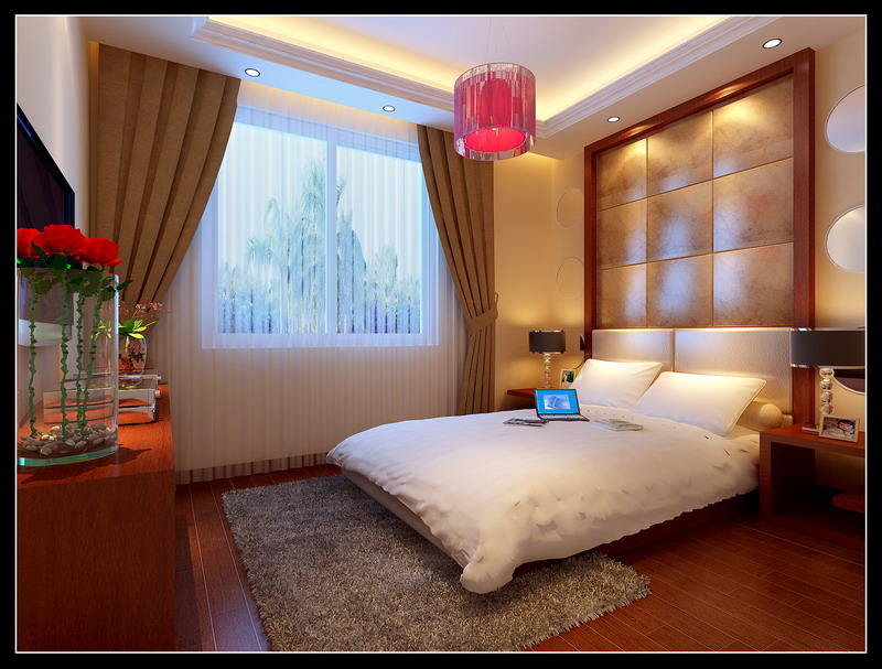 简约 现代 二居 家居 风水 生活 效果图 家庭装修 报价 卧室图片来自实创装饰集团广州公司在简洁大方，为了不单一，的分享