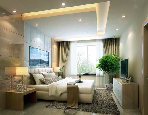简约 现代 4居 家居 风水 生活 室内设计 装修 家庭 卧室图片来自实创装饰集团广州公司在简约风格，注重居室的实用性，的分享