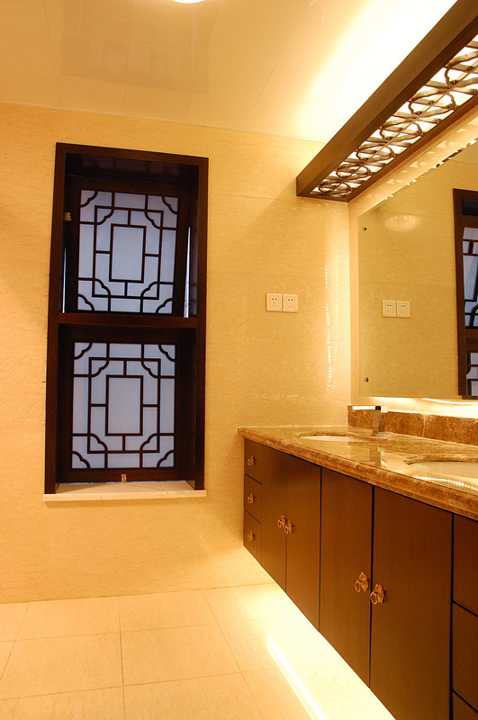 中式 旧房改造 收纳 白领 小资 卫生间图片来自装饰装修-18818806853在逢源花园现代中式的分享