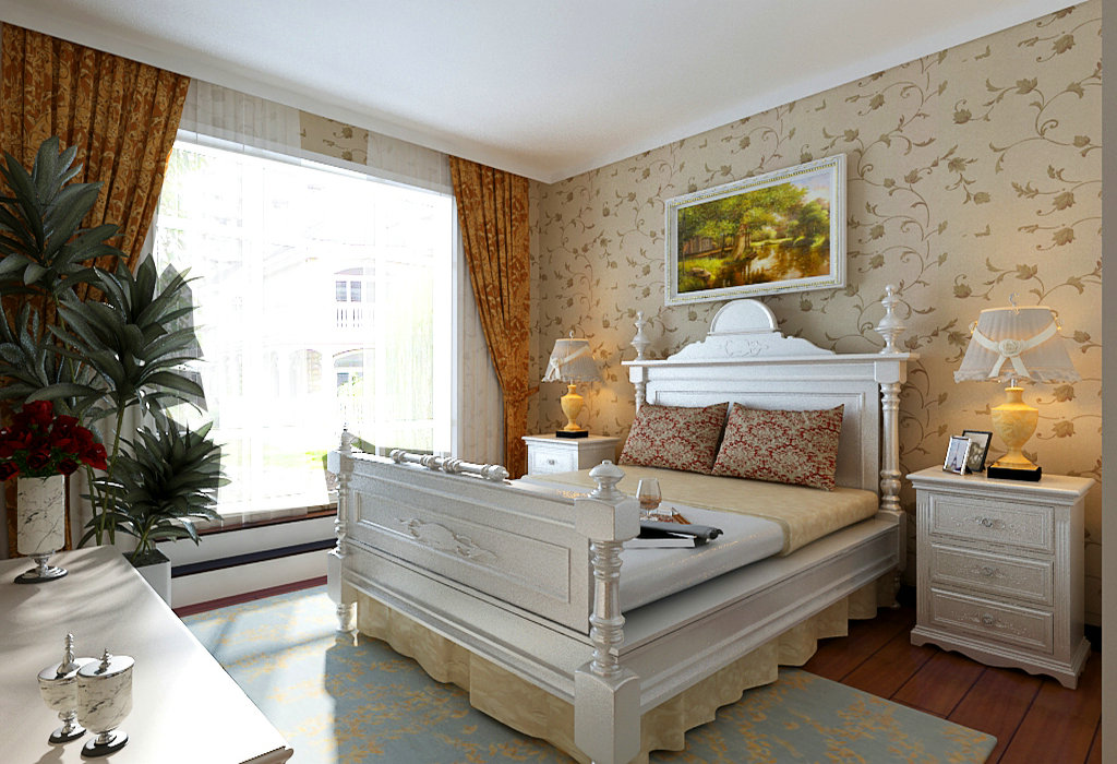 欧式 三居 客厅 餐厅 卧室图片来自实创装饰晶晶在145平3房简欧风格沉稳而不失大气的分享