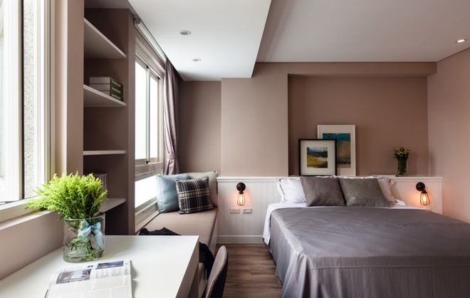 卧室图片来自家装大管家在简约的线条 100平舒适的家的分享