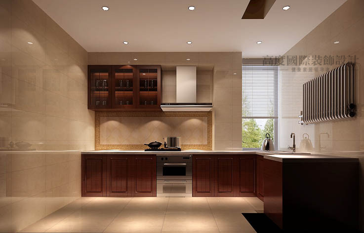 三居 中式 厨房图片来自高度国际设计装饰在四合上院145㎡三居中式风格的分享