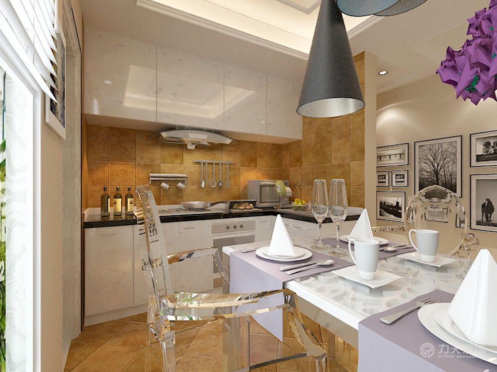 欧式 简欧 三居 收纳 白领 80后 小资 厨房图片来自阳光力天装饰在建投观海-127.00㎡-简欧风格的分享