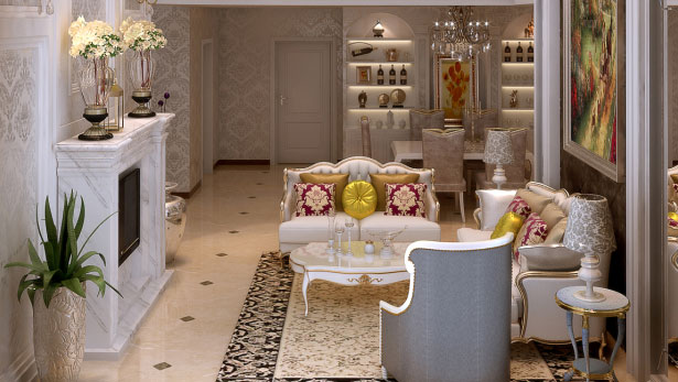自在香山 别墅 简欧风格 高度国际 装饰设计 客厅图片来自高度国际装饰宋增会在40万别墅420㎡简欧风格的分享