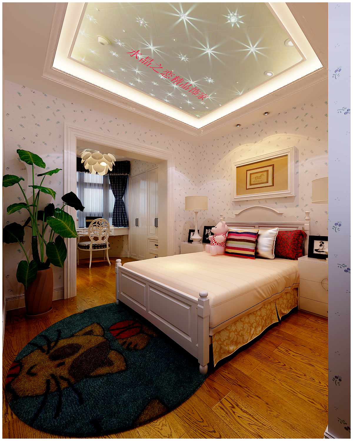 欧式 山水装饰 卧室图片来自shanshui在高速翡翠湖畔海归的分享