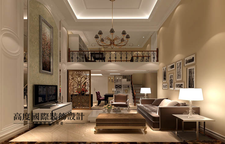 简约 三居 客厅图片来自高度国际设计装饰在未来明珠家园125㎡三居简约风格的分享