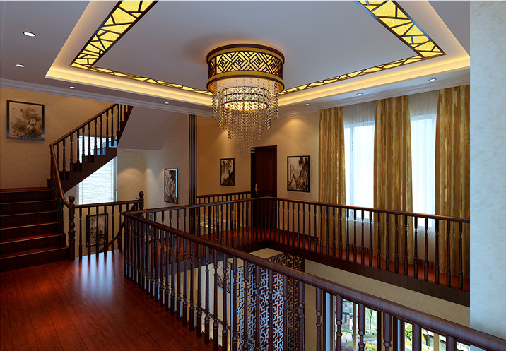 中式 别墅 其他图片来自实创装饰上海公司在90万打造温馨大方，现代家居的分享