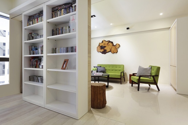 书房图片来自家装大管家在98平活用空间简约三居室的分享