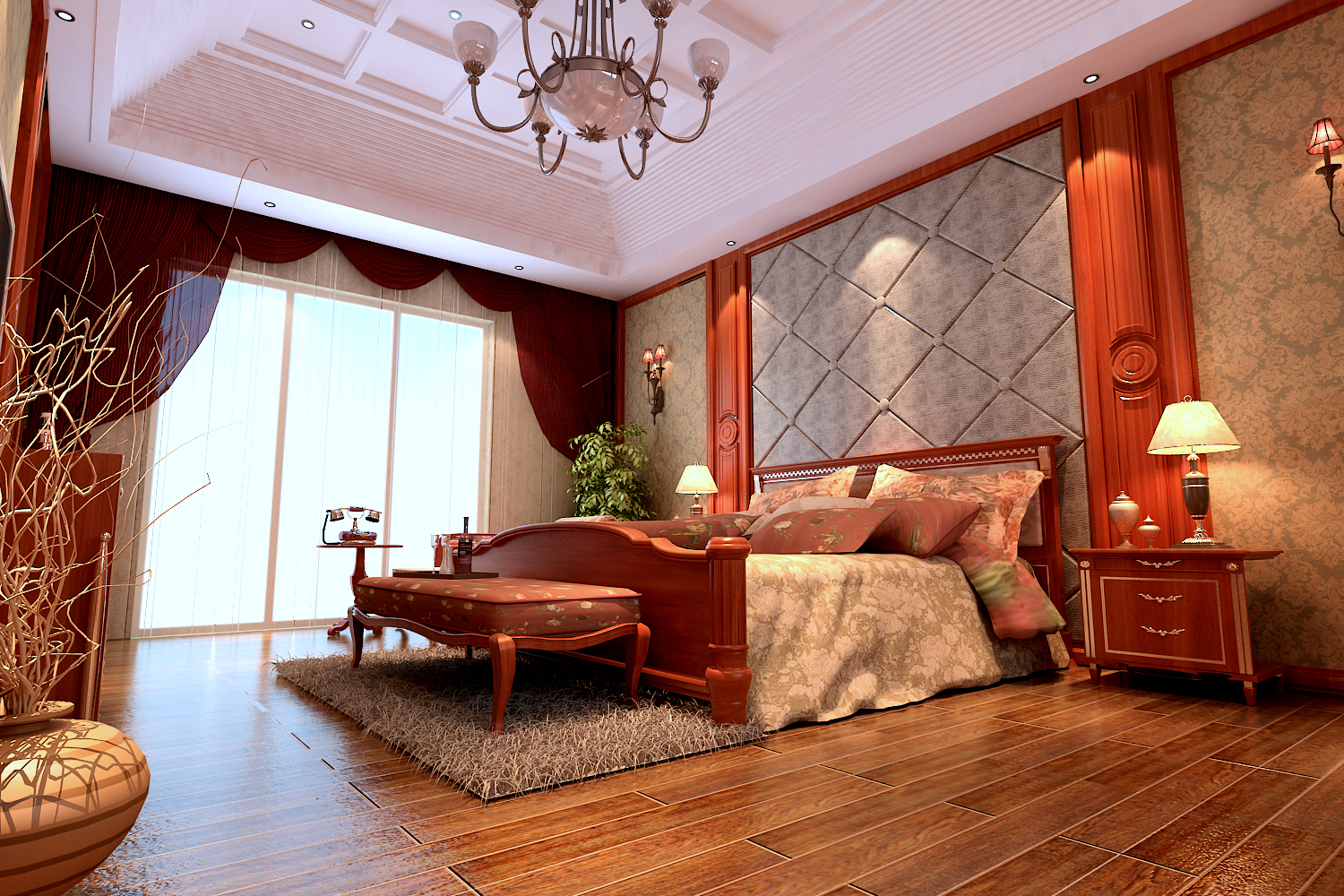 美式 别墅 皖匠装饰 卧室图片来自合肥皖匠装饰朱兴美在合肥维也纳美式风格的分享