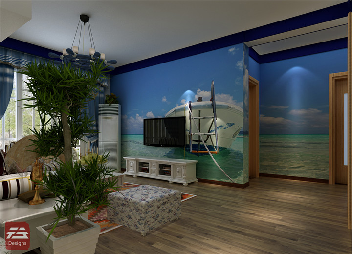 地中海 客厅图片来自郑州实创装饰-杨淑平在升龙又一城-三居室-地中海风格的分享