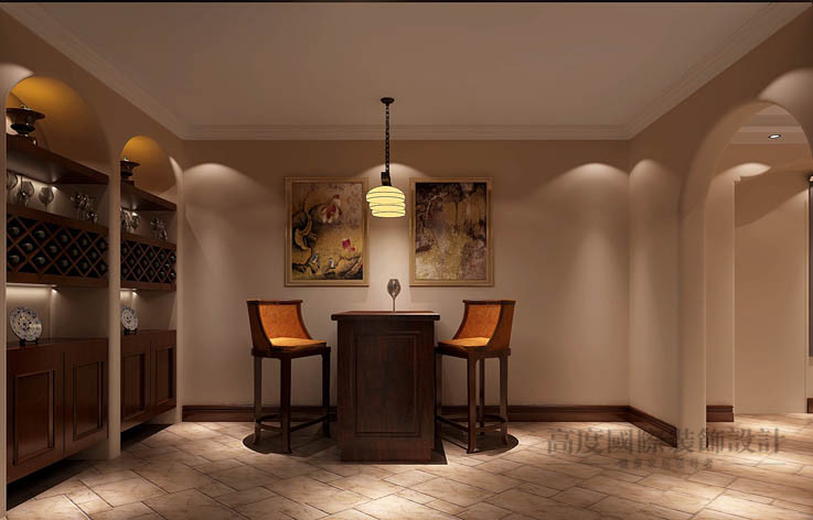 托斯卡纳 公寓 其他图片来自高度国际设计装饰在旭辉御府240㎡托斯卡纳风格的分享