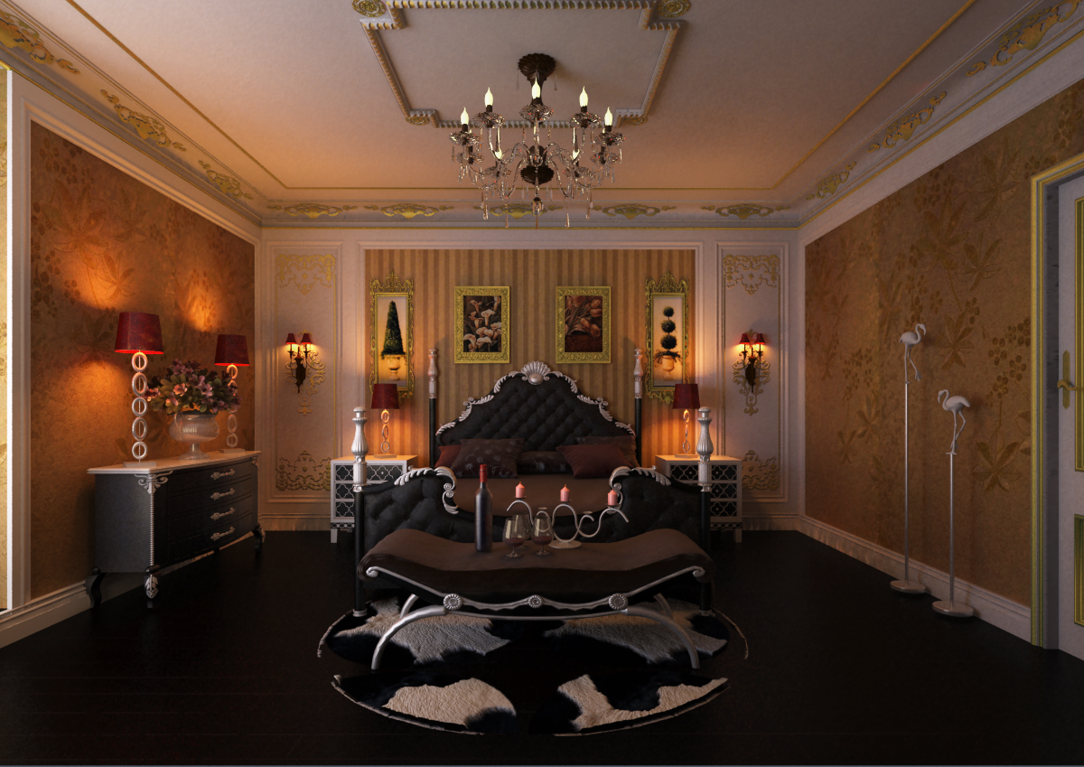 欧式奢华 二居 卧室图片来自宜家宜大亮在海上国际城-欧式奢华的分享