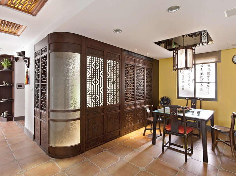 高度国际 中式 典雅 三居 旧房改造 餐厅图片来自凌军在中式典藏 三居风雅意境的分享