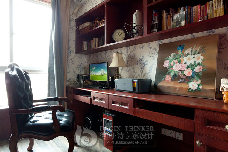 书房图片来自得间诗享家设计在武昌府的分享